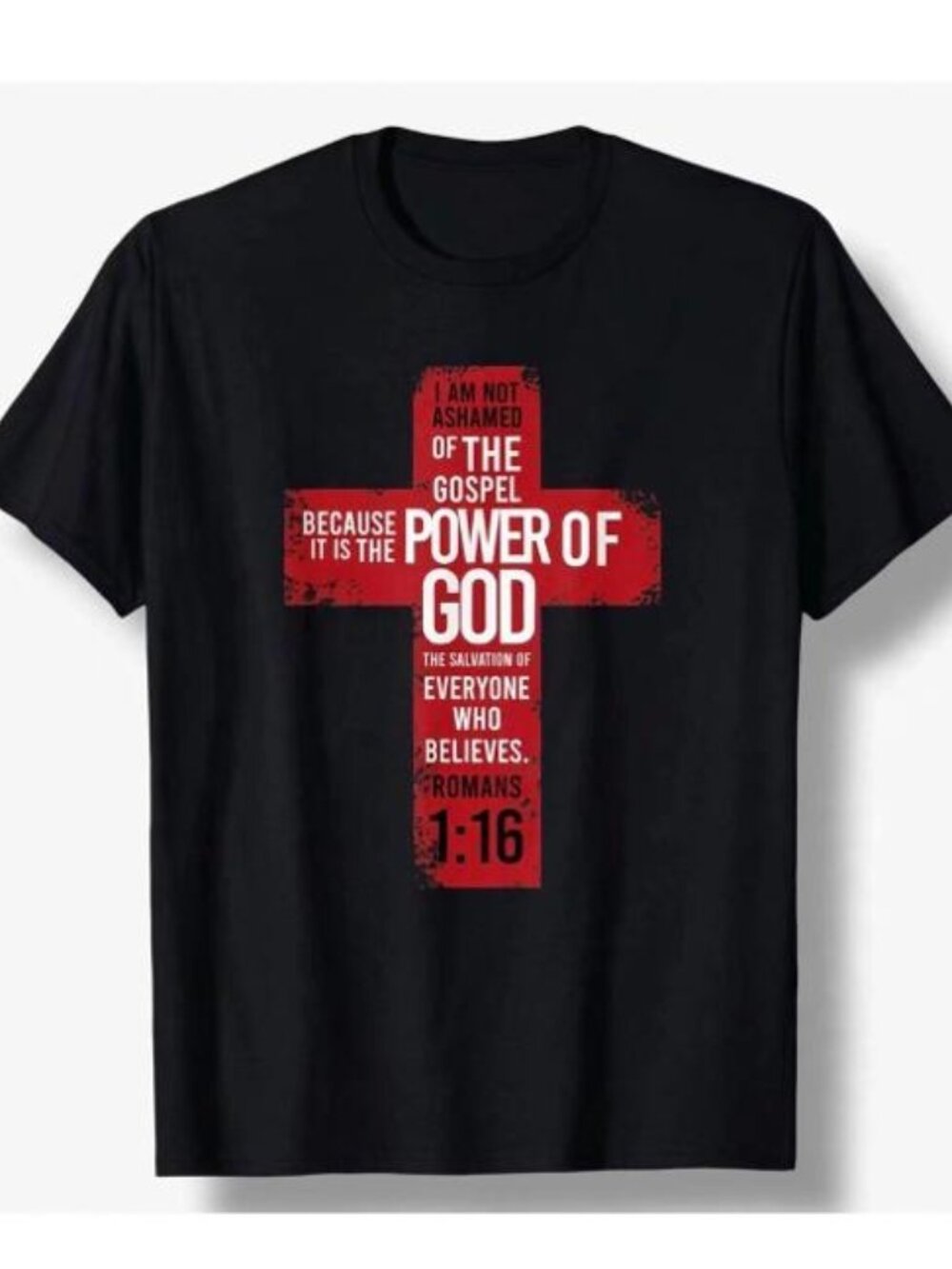 NEW - FAITH COLLECTION INSPIRED BLACK TSHIRT UNISEX - 021 SZ LARGE